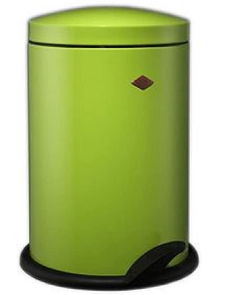 Wesco 11621220 Pedal Trash Can, Lime Green, Size Diameter