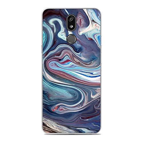 Case for LG K40/K12 Plus, Aesthetics Marble Art 9 Clear Slim Shockproof Soft TPU Silicone Fashion Gift Lightweight Pattern Protective Back Case