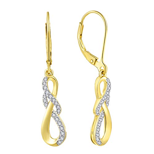 JO WISDOM Damen Ohrhänger Unendlichkeit Infinity silber 925,Ohrringe...