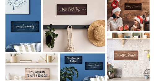 Lily'S Atelier PGLSUBYOURTEXTNSIGN11X51PC Personalized Signs For Home thumb #1