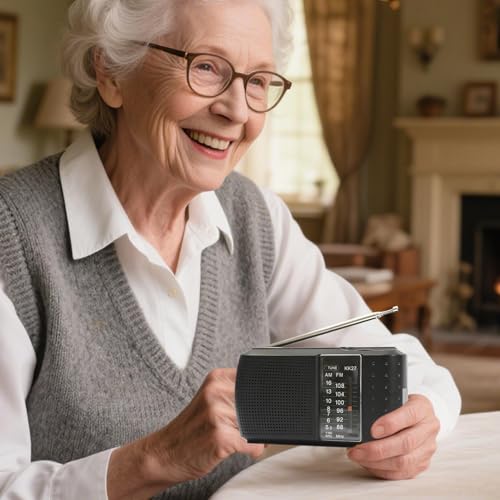Radio AM FM compacte contre les mauvaises réceptions avec haut-parleur