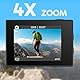 AKASO Action Cam,4K30FPS 20MP WiFi Unterwasserkamera 170°Ultra Weitwinkel Full HD Action Kamera mit 2 Zoll LCD Bildschirm 2.4G Fernbedienung und 2x1050mAh Akkus-EK7000 Schwarz