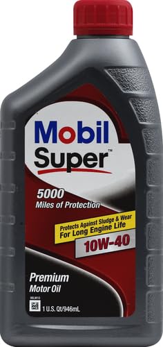 Mobil Super Aceite para Motor 10W-40 1qt miniatura 2