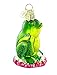 Old World Christmas Smug Mug Frog Christmas Ornament