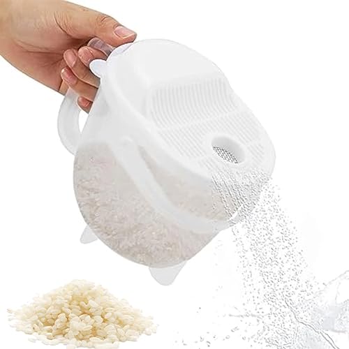 Rice Washing Strainer, 7.484.726.3Inch Fruit Washer, Kitchen Drainer For Vegetable Rice Washing Machine Rice/Beans/Grapes