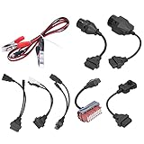 ★ Fácil instalación -------- Un juego completo de cable OBD integrado es fácil de instalar, enchufar y usar, y adopta un diseño de interfaz de puntero, no necesita ser reemplazado con frecuencia y es muy conveniente. Es la mejor opción para comprar un kit de cables de línea de diagnóstico y detección de fallas de automóviles.
