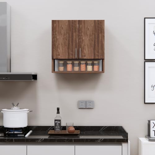 Image of SPECIALITY PANELS 2 Door Modular Wall Mounted Kitchen Cabinet with Organizer Shelf Space Saving Storage Unit Engineered Wood Cupboard for Kitchen Living Room Utility Organizer Furniture | DIY Assembly