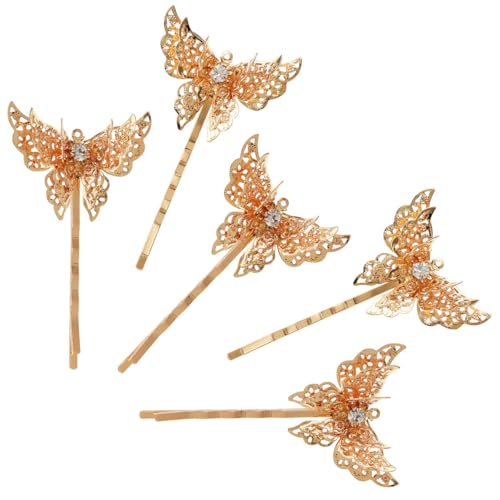 Horquillas de mariposa decorativas para peinados de novia y damas de honor