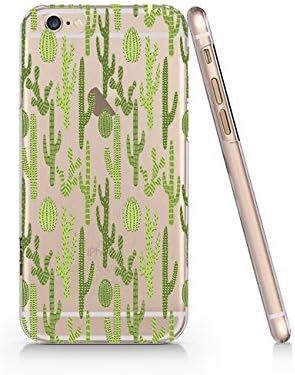 Cactus Pattern Slim Iphone 6 6S Case, Clear Iphone 6 6S Case Plastic Hard Case Unique Design-Quindyshop (AM587)