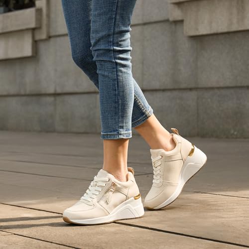 Image of High Heel Wedge Sneakers for Women