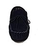 Mens Genuine suede leather Moccasins with hardwearing PVC sole Navy size 10 #3