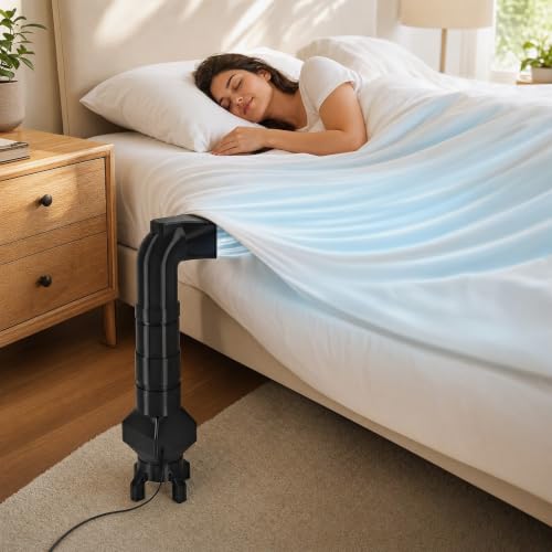 NeonVrs Bed Cooling System Fan,Bed Fan Under Sheets for Cooling and Sleep