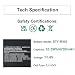 Glaxcidy BTY-M492 Battery Compatible with MSI Katana GF66 GF76 11SC 11UC 11UD 11UE 12UD 12UX 12UG, Pulse GL66 GL76 11UDK 11UEK 11UCK, Crosshair 17 A11UDK, Bravo 15 B5DD Series