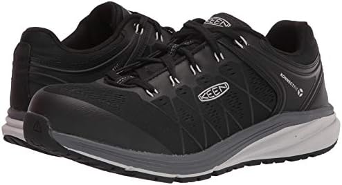 KEEN Utility Men's Vista Energy Low Height Sneakers Composite Toe Industrial Work Shoes, Vapor/Black, 10 | Image 6