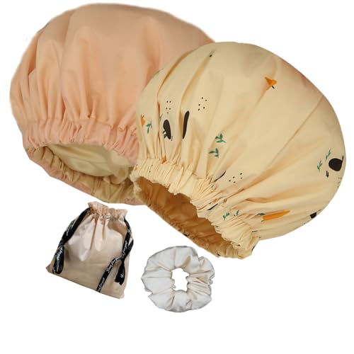 Bonnet de douche pour bain Genergy taille XL idéal pour préserver les cheveux longs au sec