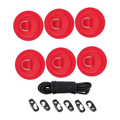 Anneaux en D en acier inoxydable marin et patch PVC premium pour fixation durable