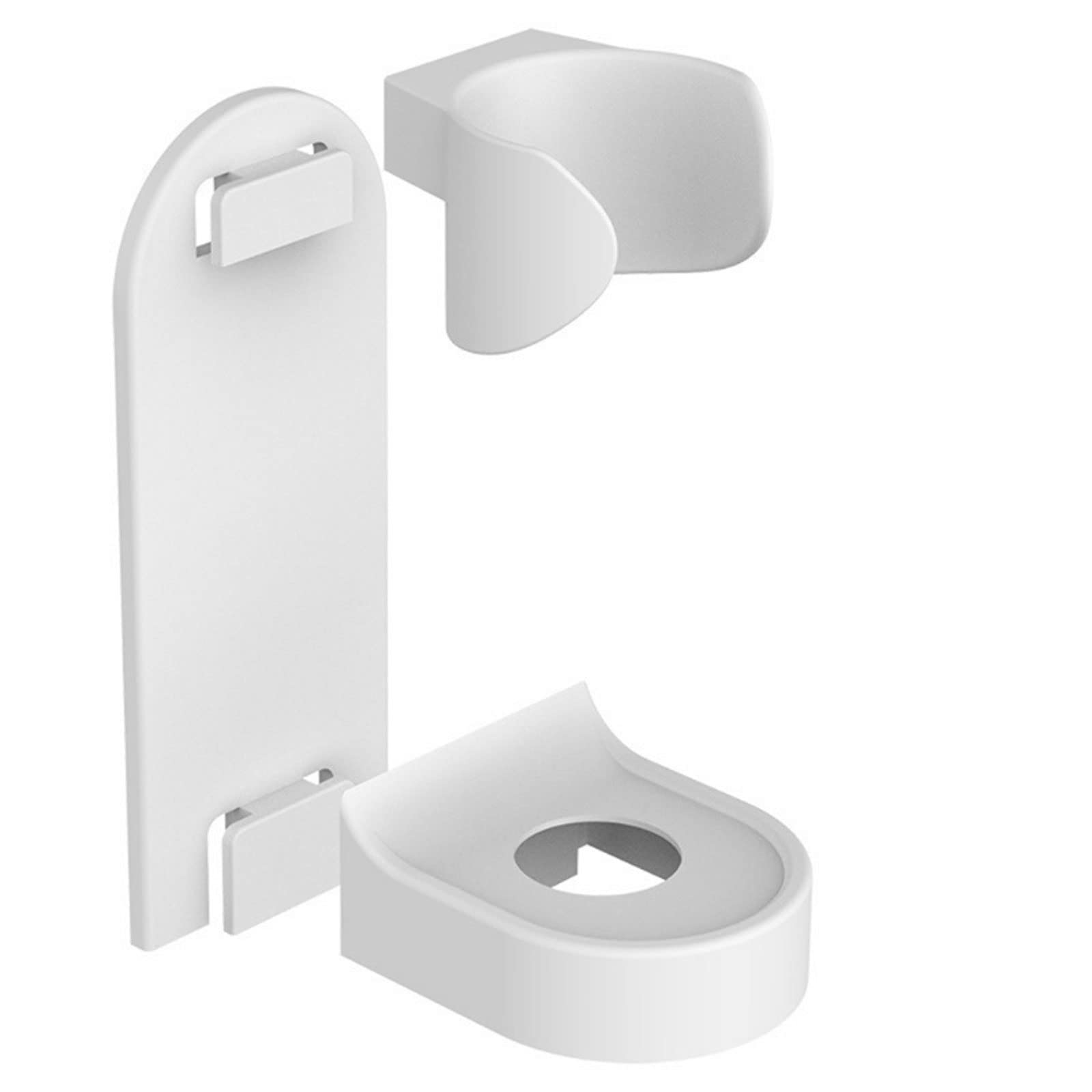 Soportes for cepillos de dientes Cepillo de dientes eléctrico Montaje en pared Soporte for cepillos de dientes Estante de almacenamiento Ahorro de espacio Accesorios de baño Almacenamiento de baño(Whi
