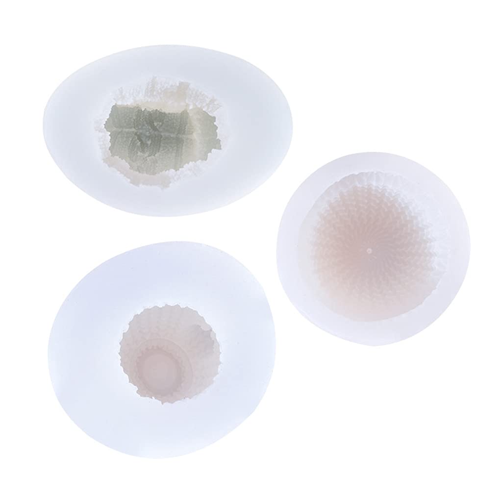 PANGBOER Lot de 3 moules en silicone 3D pour décoration de gâteaux et chocolats