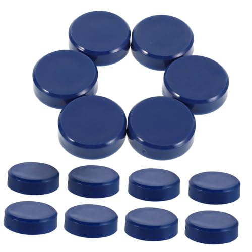 Cabilock 40 Piezas Imanes Redondos para Frigorífico Azul Oscuro Discos Magnéticos Pequeños para Armarios Blancas y Taquillas Escolares