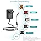 9V Netzteil, 9V 2A 1A Netzadapter Kompatibel mit Crosley Cruiser Plattenspieler CR8005A I II III Serie Schwinn Ellipsentrainer Hybridtrainer stationäres Fahrrad