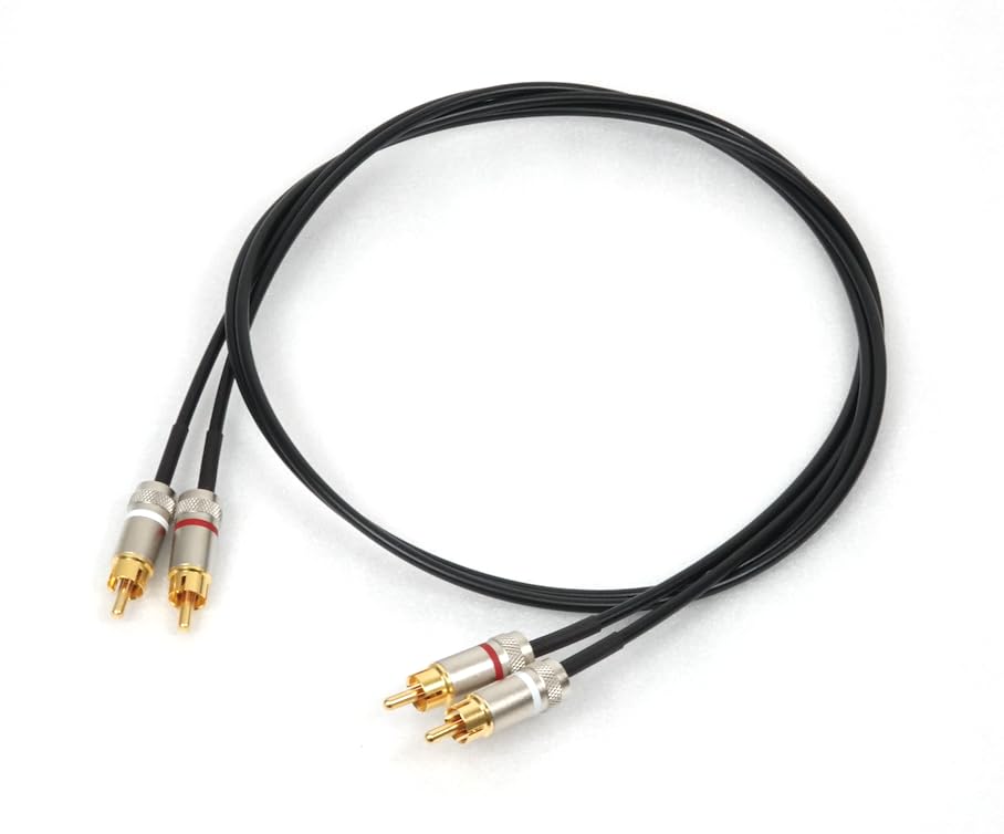 モガミ社製　MOGAMI2803純正メーカーモールド品　ワンオーナー品 Amazon | MOGAMI モガミ 2803 RCAケーブル 2本セット 世界最高の解像度