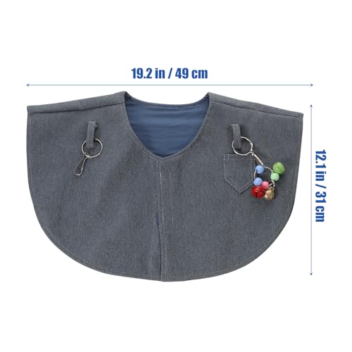 Protector de hombro para loros para pasear aves en casa de forma segura con chal de tela 8