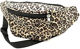 Bumbag Waist Fanny Pack Running Belt, Men Women Unisex Bum Bag Adjustable Belt for Outdoors Workout Hiking Gifts for Men Women Festivals Holiday Wear (Brown Suede)