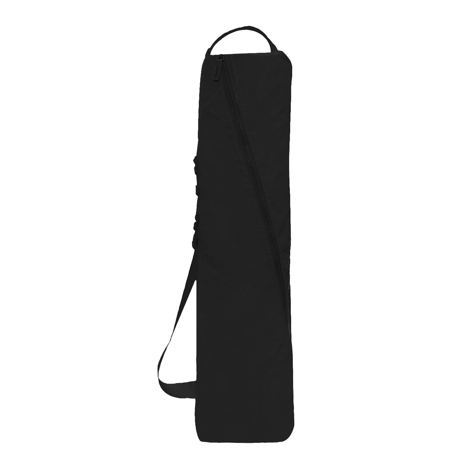 Enakshi (LABEL) Creations Yoga Mat Carrying Bag Zipper Pouch Waterproof Carrier for Gym Office Pilates Black-image-7