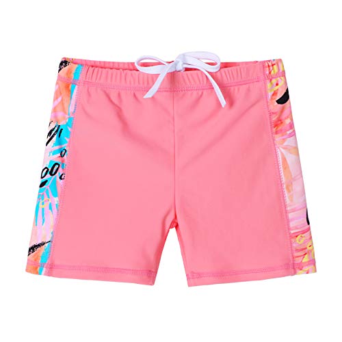 Image of Girls Two Piece Swimsuit Floral UPF 50+ Rash Guard Set Kids Beach Swimwear