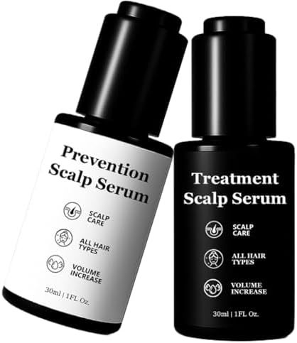 Hair Growth Serum Bundle - Plant-Based Scalp Care Formula With Plant-Based Actives For Fuller-Looking Hair, Nourishes Roots, Supports Healthy Scalp, Lightweight & Non-Greasy, 1 Fl Oz