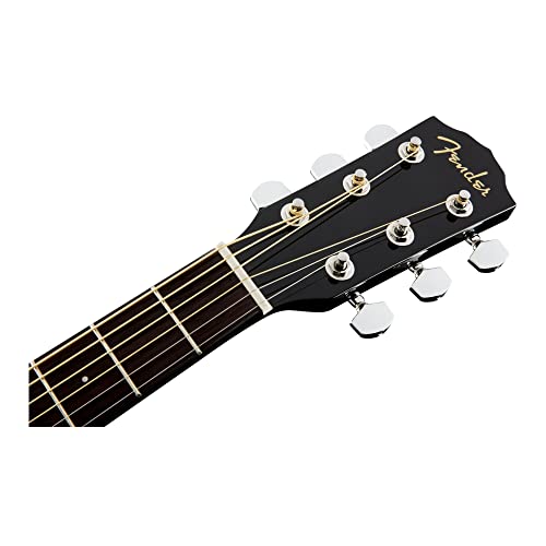 Fender CC-60SCE WN BK Guitare folk - Les Beatles, Paul McCartney, John Lennon, RIngo Starr, George Harrison Fender CC-60SCE WN BK Guitare folk – Image 7