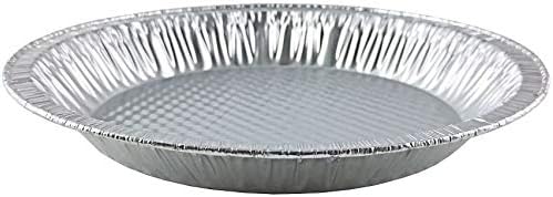 Handi-Foil 10" (Actual Top-Out 9-5/8 Inches - Top-In 8-3/4 Inches) Aluminum Foil Pie Pan - Disposable Baking Tin Plates (Pack of 25)