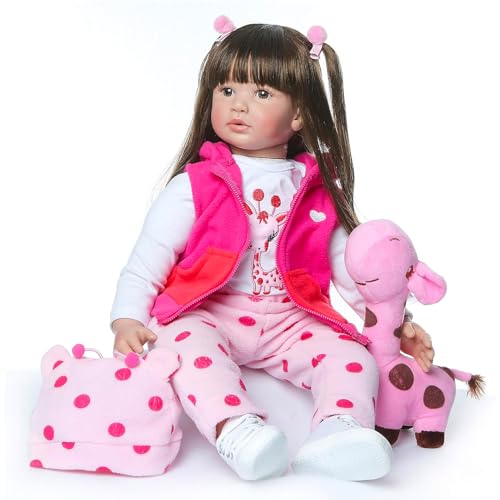 Muñeca Reborn para Niñas 24 Pulgadas Lifelike miniatura 2