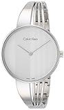 Wasserdichtigkeit: 3 bar Calvin Klein Damen Analog Quarz Uhr mit Edelstahl Armband K6S2N116