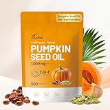 VivoNu Pumpkin Seed Oil with Saw Palmetto Capsules | Cold Pressed, Pure Virgin Oil, Essential Fatty Acids & Phytosterols | 300 SoftgelsSupports Hair, Urinary, Bladder & Prostate Health | Non-GMO