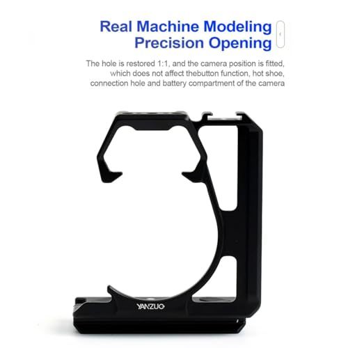 Image of Camera Cage Aluminium Alloy Cage for Panasonic LUMIX S1H Camera (Titanium)