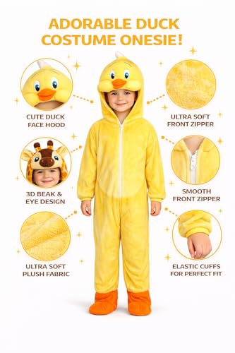 Image of Raj Costume Animal Fancy Dress Costume for Boys & Girls | Hooded Full Body Wildlife Zoo Animal Jumpsuit | Soft Costume for School Function, Fancy Dress, Halloween, Birthday, Cosplay & Role Play