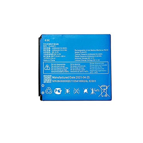 Pattaya Replacement Battery TLi043F1 Compatible with Wi-Fi Hotspot MW43TM21