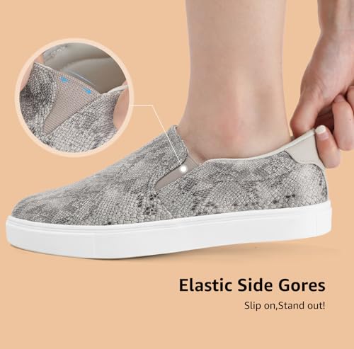 Image of STQ Women Slip On Shoe Comfort with Memory Foam Lightweight Breathable | Easy on Loafer, Business, Casual, Walking, Standing All Day, Drive, Travel, Spring Fall