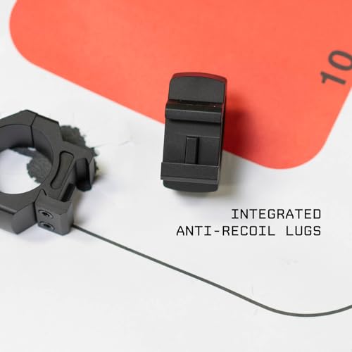 Image of Monstrum Challenger 30mm Picatinny Scope Rings with Integrated Level Bubble