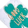 Hallmark Good Luck Card, Four Leaf Clover, Lucky Clover, Shamrock, Green #4