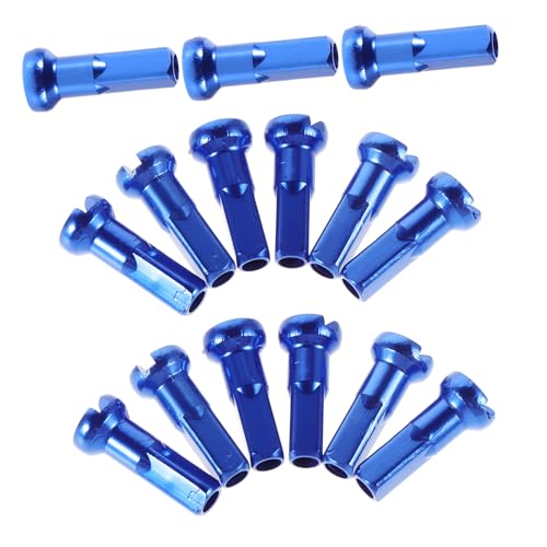 Balacoo 15pcs Bike Caps Aluminum Alloy Wheel Nipples for Mountain Road Bicycles Stylish Adornments Durable Easy to Install