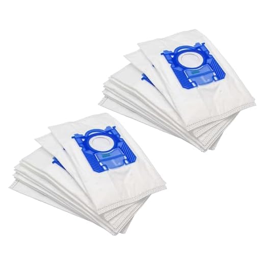 vhbw 20 x dammsugarpåsar kompatibla med AEG/Electrolux AEL 8815 Ultra One, AEL 8820 Ultra One, AEL 8870 Ultra One – vit