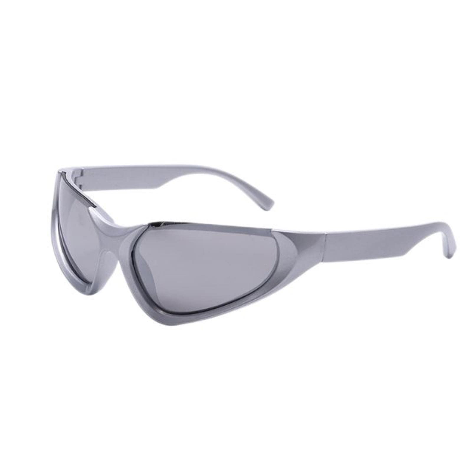 vfdaSWQQ Cycling Goggles, Sunglasses Women Men Fashion Punk Glasses Y2k Eyeglasses Designer Mirror Sport Eyewear Goggle-C3