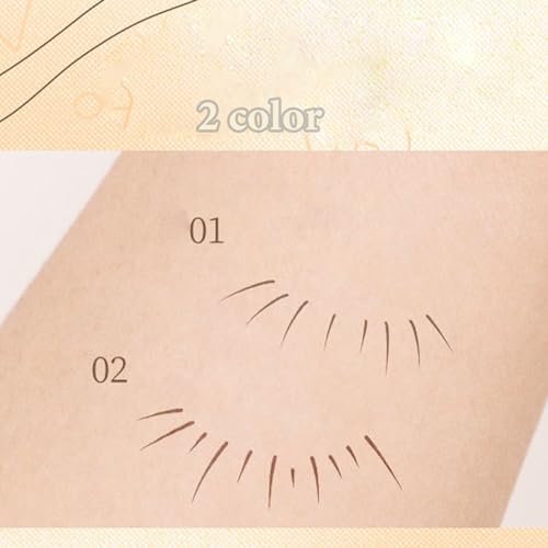 Black Double Tip Lower Eyelash Pencil,Waterproof Eyelash Mascara,Extra Long Thick & Voluminous Lash Mascara Long Lasting, Waterproof & Smudge-Proof,Natural Eye Makeup (01 black) - Image 8