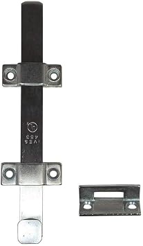 Ives SB453-8 Heavy Duty Steel Top and Bottom Strike UL Listed Surface Bolt 8" Le, Oil Rubbed Bronze