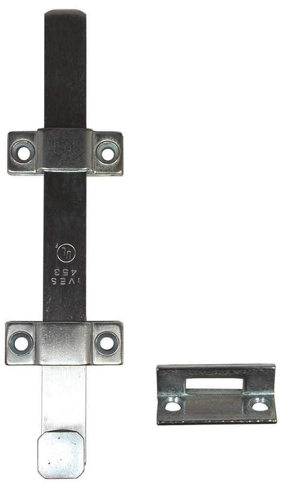 Ives SB453-8 Heavy Duty Steel Top and Bottom Strike UL Listed Surface Bolt 8 Le, Oil Rubbed Bronze