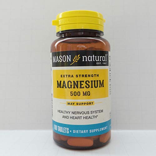 Mason Vitamins Mason Natural Magnesium 500 mg extra strength tablets - 100 ea