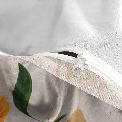 Housse de couette soleil lune 220x240 cm parure lit microfibre king - 8