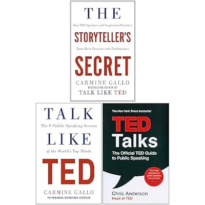 The Storyteller's Secret, Talk Like TED, TED Talks 3 Books Collection Set